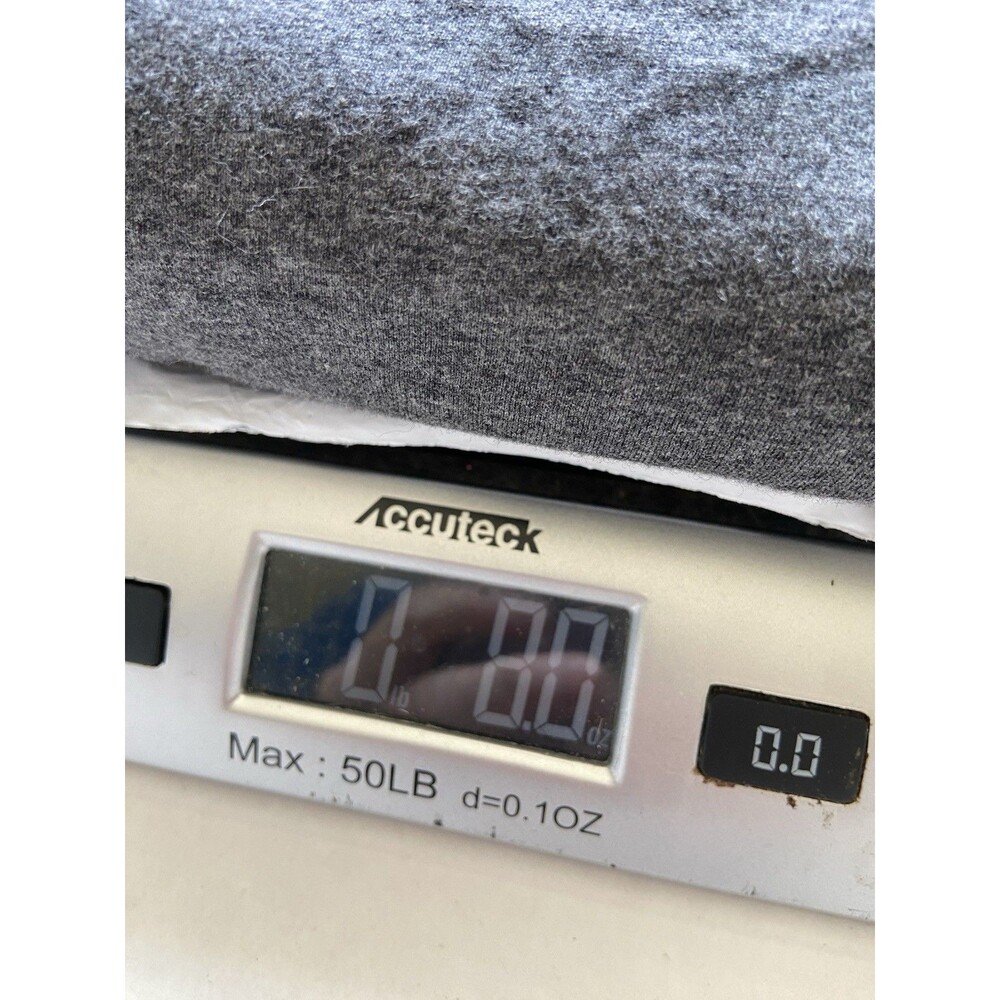 Planet by Lauren G Womens Oversize Boxy Top One Size Gray Pima‎ Minimalist Artsy - Picture 10 of 10